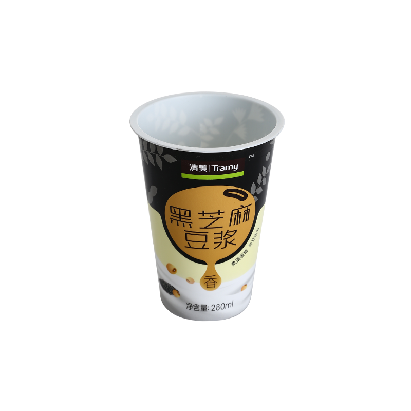 9oz/280ml in-mold labeling pattern PP plastic coffee cups