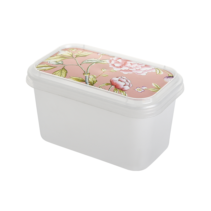 50oz/1.5L any pattern wide mouth PP plastic cookie box