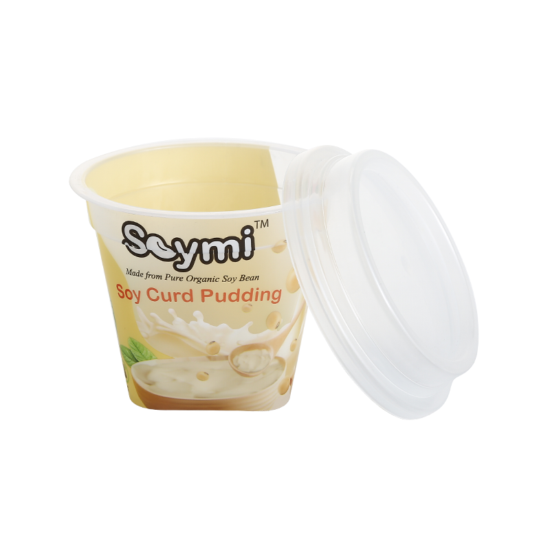 7oz/220ml PP plastic pudding cups with clear plastic lid