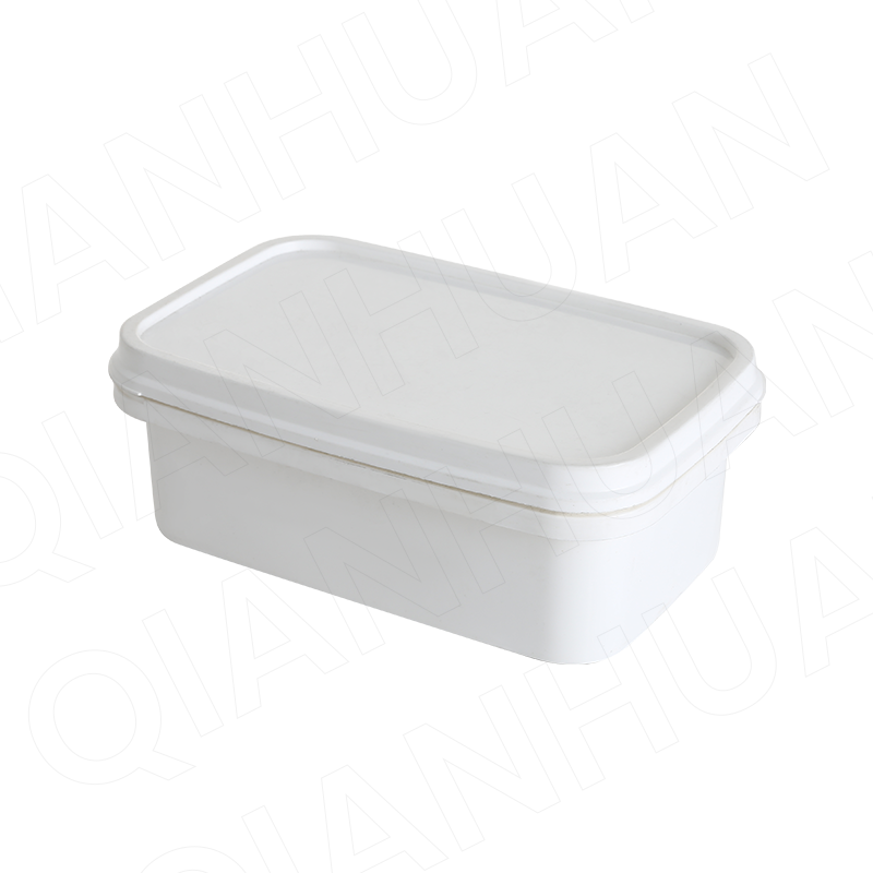 33oz/1L rectangular PP plastic cookie box with lids
